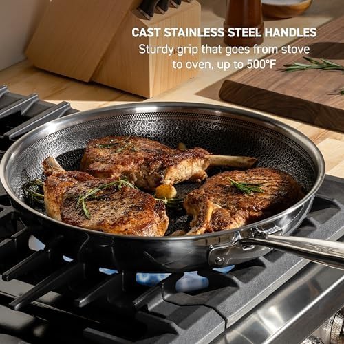 Hybrid Mesh Stainless Steel 12 in Fry Pan — photo 5