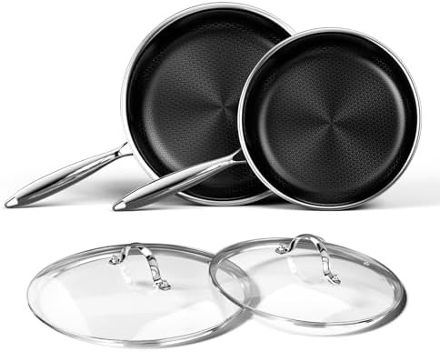Titanium Ceramic Two Piece Skillet Set