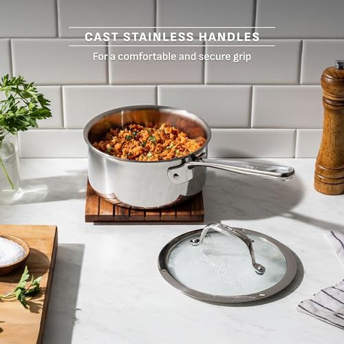 Professional Tri-Ply Stainless Steel 12 in Skillet — photo 4