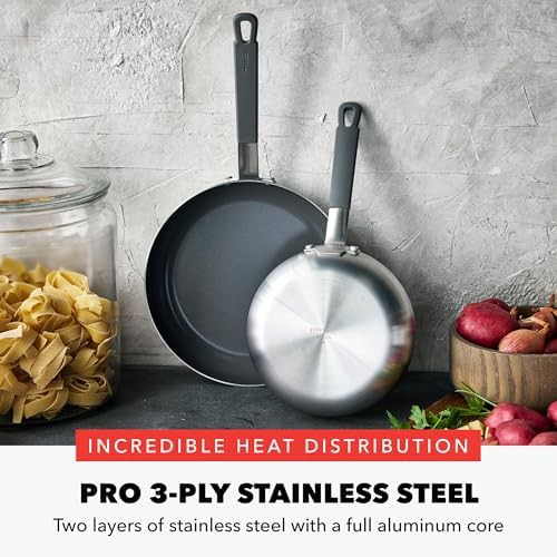 Bobby Flay professional tri-ply stainless set — photo 3