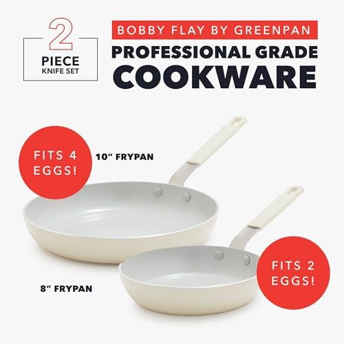 Bobby Flay cream ceramic nonstick set — photo 4