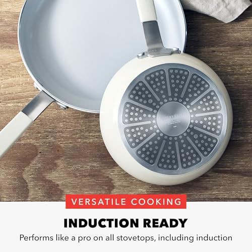 Bobby Flay cream ceramic nonstick set — photo 5