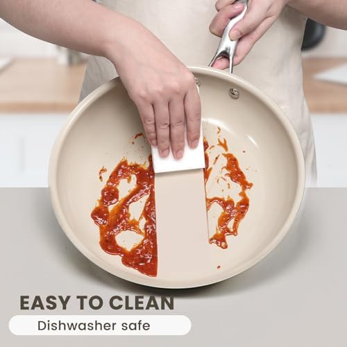 Three piece ceramic nonstick frying pan set — photo 5
