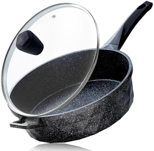 Granite Stone Nonstick 12 in Deep Skillet