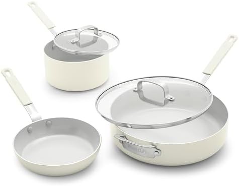 Bobby Flay cream aluminum cookware set