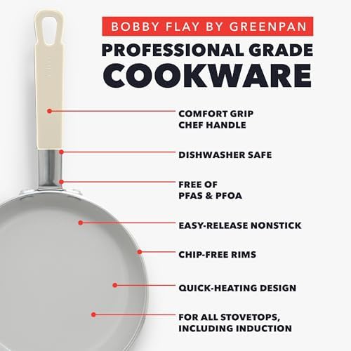 Bobby Flay cream aluminum cookware set — photo 3
