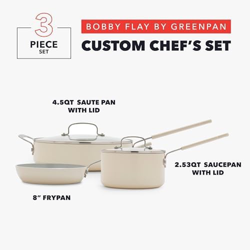 Bobby Flay cream aluminum cookware set — photo 4
