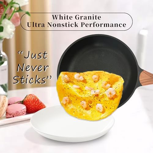 Granite stone nonstick omelette frying pan — photo 5