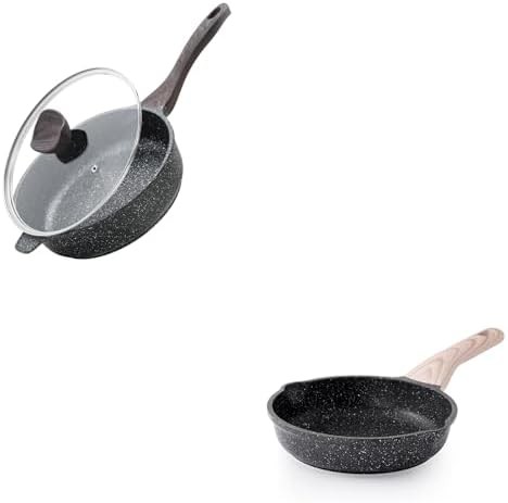 Healthy stone chef pan 8 in