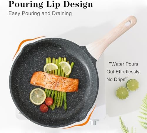 Granite cooking pan 8 in spouts — photo 4