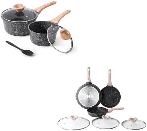Granite skillet set 3 piece