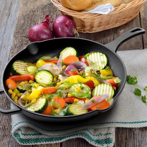 Pre-Seasoned 12 inch Cast Iron Skillet — photo 3