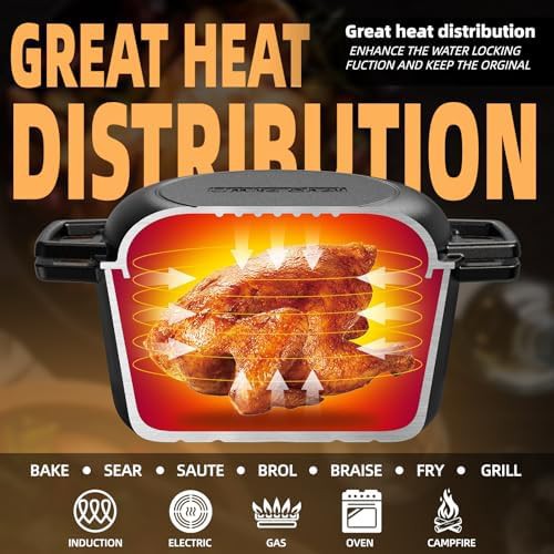 Dual handle Dutch oven with skillet lid — photo 4