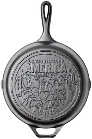 Lodge USA icons cast iron pan