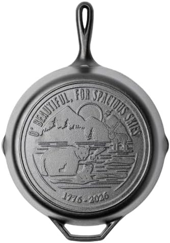 Lodge spacious skies cast iron skillet