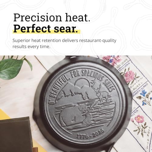 Lodge spacious skies cast iron skillet — photo 4